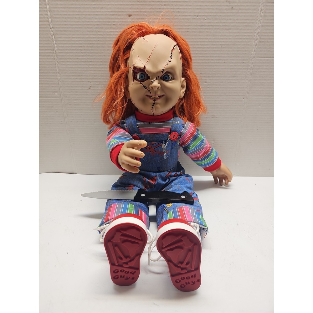 Bride of Chucky Talking Animated Chucky Doll Child's Play 25"